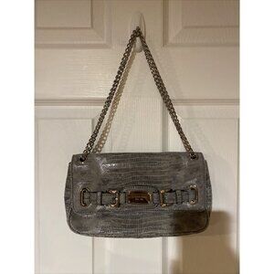 MICHAEL KORS CHAIN ADJUSTABLE SHOULDER MAGNETIC FLAP LEATHER BAG